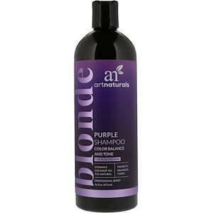 Artnaturals, Purple Shampoo, Color Balance and Tone, 16 fl oz (473 ml) - Supply Center USA