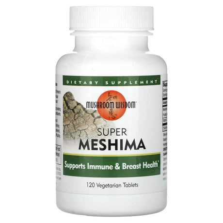 Mushroom Wisdom, Super Meshima, 120 Vegetarian Tablets - Supply Center USA