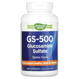 Nature's Way, GS-500 Glucosamine Sulfate, 240 Capsules - Supply Center USA