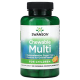 Swanson, Chewable Multi for Children, Orange, 120 Chewable Tablets - Supply Center USA