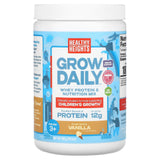 Healthy Heights, Grow Daily, Whey Protein & Nutrition Mix, For Kids 3+, Vanilla, 10.6 oz (301 g) - Supply Center USA