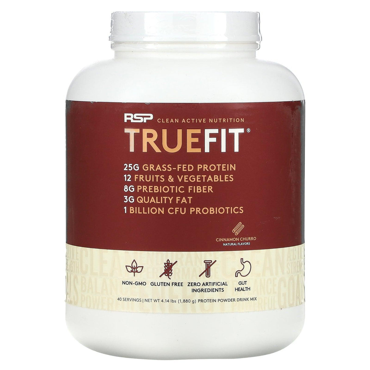 RSP Nutrition, TrueFit, Grass-Fed Protein Shake with Fruits & Vegetbles, Chocolate, 2.16 lbs (980 g) - Supply Center USA