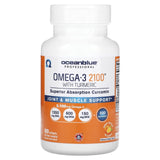 OceanBlue, Professional, Omega-3 2100 With Turmeric, Natural Orange, 60 Softgels - Supply Center USA