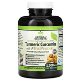 Herbal Secrets, Turmeric Curcumin with BioPerine, 750 mg, 180 Veggie Capsules - Supply Center USA