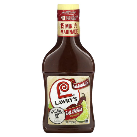 Lawry's, Marinade, Baja Chipotle With Lime Juice, 12 fl oz (354 ml) - Supply Center USA