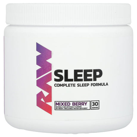 Raw Sport Supplement Company LLC, Sleep, Mixed Berry, 5.29 oz (150 g) - Supply Center USA