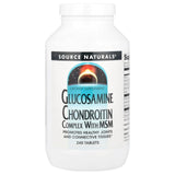 Source Naturals, Glucosamine Chondroitin Complex With MSM, 240 Tablets - Supply Center USA