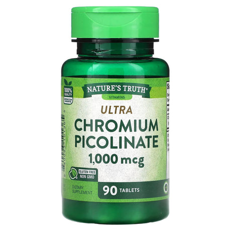 Nature's Truth, Ultra Chromium Picolinate, 1,000 mcg, 90 Tablets - Supply Center USA