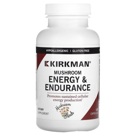 Kirkman Labs, Mushroom, Energy & Endurance, 120 Capsules - Supply Center USA