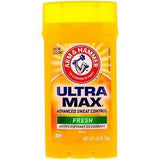 Arm & Hammer, UltraMax, Solid Antiperspirant Deodorant, for Men, Fresh, 2.6 oz (73 g) - Supply Center USA