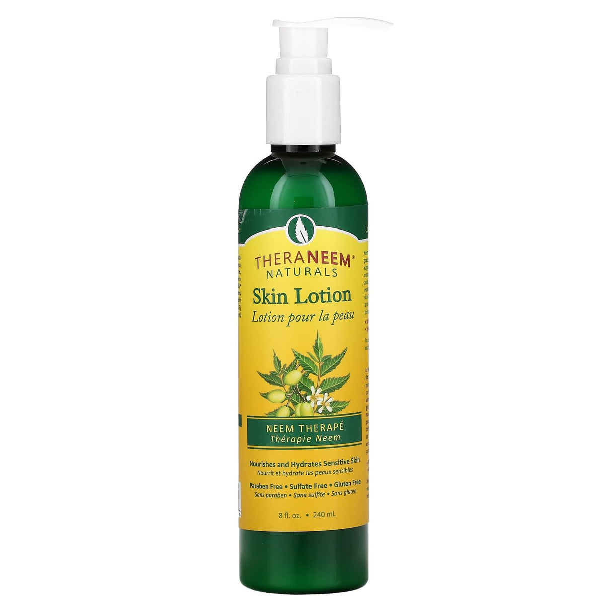 Organix South, TheraNeem Naturals, Skin Lotion, Neem Therapé, 8 fl oz (240 ml) - Supply Center USA