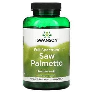 Swanson, Full Spectrum Saw Palmetto, 540 mg, 250 Capsules - Supply Center USA