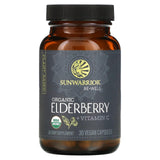 Sunwarrior, Organic Elderberry + Vitamin C, 30 Vegan Capsules - Supply Center USA