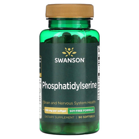 Swanson, Phosphatidylserine, 100 mg, 90 Softgels - Supply Center USA