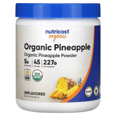 Nutricost, Organic Pineapple Powder, Unflavored, 8 oz (227 g) - Supply Center USA