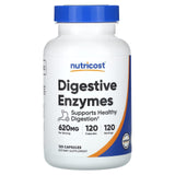 Nutricost, Digestive Enzymes, 620 mg, 120 Capsules - Supply Center USA