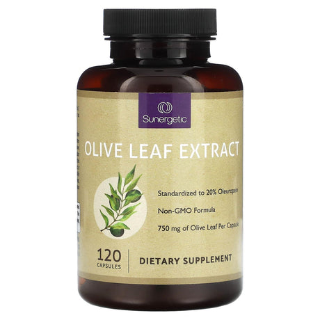 Sunergetic, Olive Leaf Extract, 750 mg, 120 Capsules - Supply Center USA