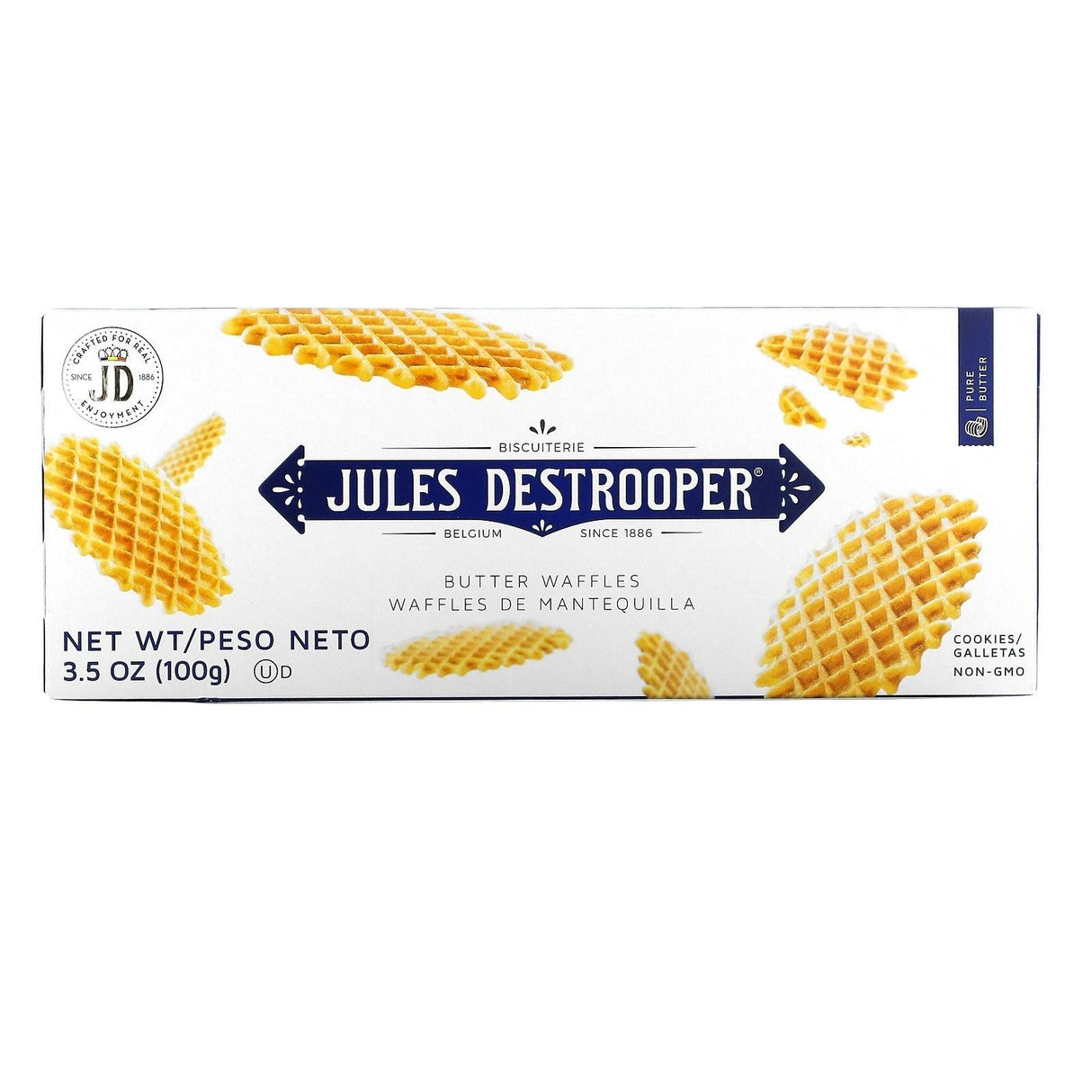 Jules Destrooper, Ginger Thins Cookies, 3.4 oz (95 g) - Supply Center USA