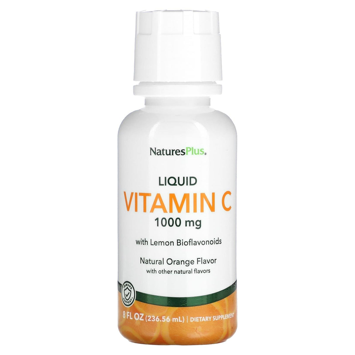 NaturesPlus, Liquid Vitamin C, Natural Orange, 1,000 mg, 30 fl oz (887.10 ml) - Supply Center USA