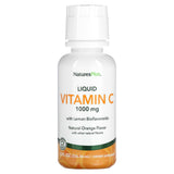 NaturesPlus, Liquid Vitamin C, Natural Orange, 1,000 mg, 30 fl oz (887.10 ml) - Supply Center USA