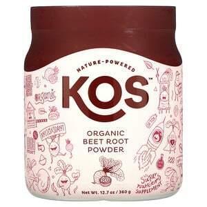 KOS, Organic Beet Root Powder, 12.7 oz (360 g) - Supply Center USA