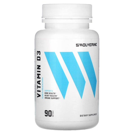 Swolverine, Vitamin D3, 90 Softgels - Supply Center USA