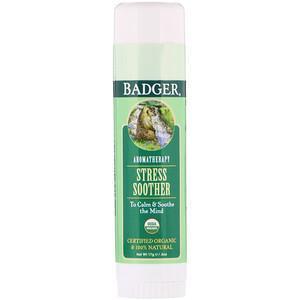 Badger Company, Stress Soother, Tangerine & Rosemary, .60 oz (17 g) - Supply Center USA