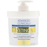 Advanced Clinicals, Retinol, Advanced Firming Cream, 16 oz (454 g) - Supply Center USA