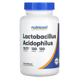 Nutricost, Lactobacillus Acidophilus, 10 Billion CFU, 120 Capsules - Supply Center USA