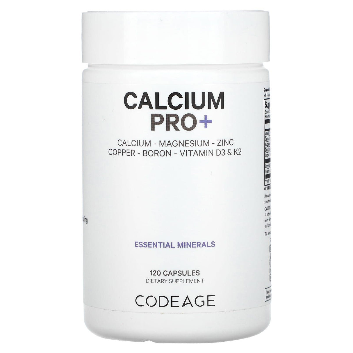 Codeage, Calcium Pro+, 120 Capsules - Supply Center USA