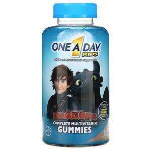 One-A-Day, Kids Complete Multivitamin, Dragons, 180 Gummies - Supply Center USA