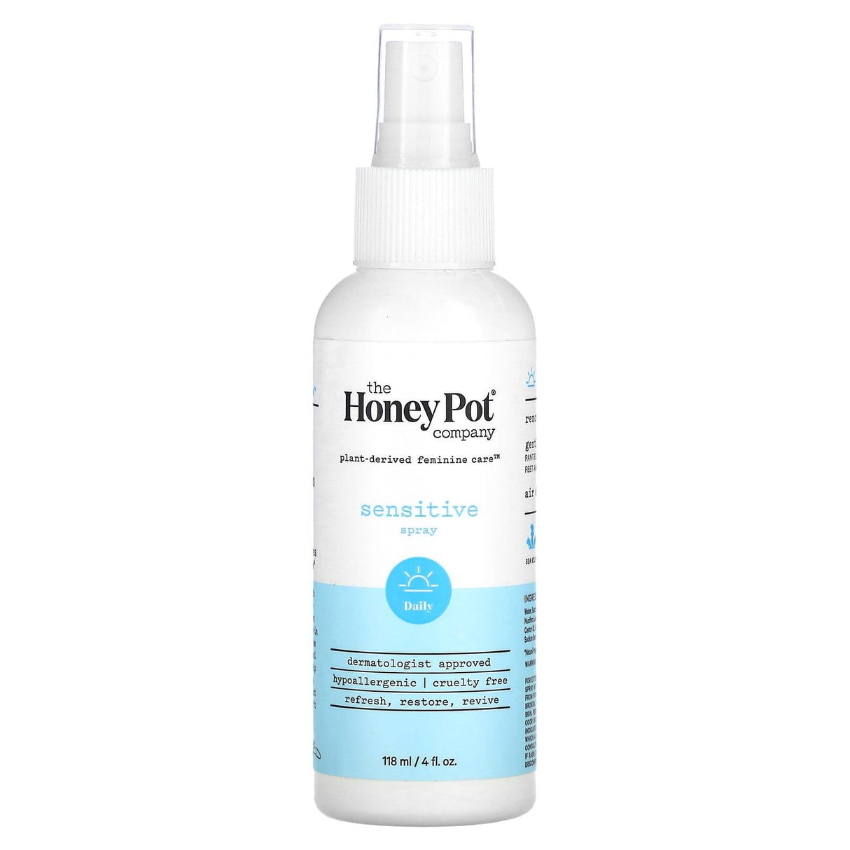 The Honey Pot Company, Sensitive Spray, 4 fl oz (118 ml) - Supply Center USA