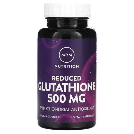 MRM Nutrition, Reduced Glutathione, 500 mg, 60 Vegan Capsules - Supply Center USA