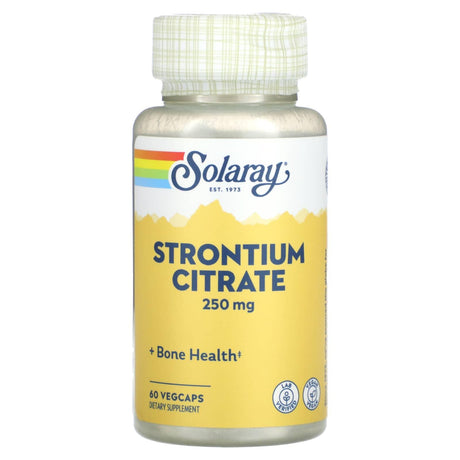 Solaray, Strontium Citrate, 250 mg, 60 Vegcaps - Supply Center USA