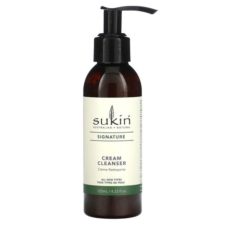 Sukin, Signature, Cream Cleanser, 4.23 fl oz (125 ml) - Supply Center USA