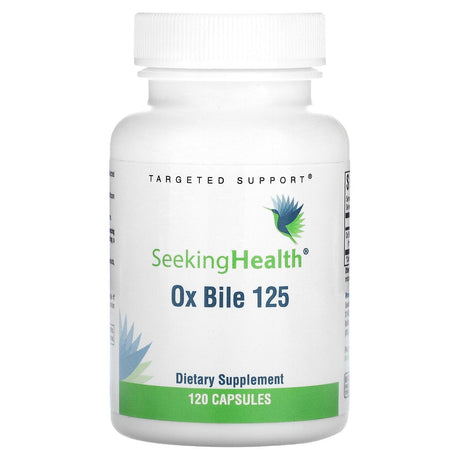 Seeking Health, Ox Bile 125, 120 Capsules - Supply Center USA