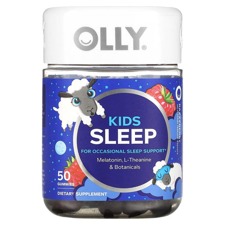 OLLY, Kids Sleep, Razzzberry, 50 Gummies - Supply Center USA