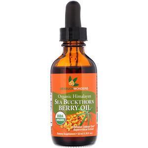 SeaBuckWonders, Organic Himalayan Sea Buckthorn Berry Oil, Intensive Cellular Care, 1.76 oz (52 ml) - Supply Center USA