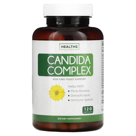 Healths Harmony, Candida Complex, 120 Capsules - Supply Center USA