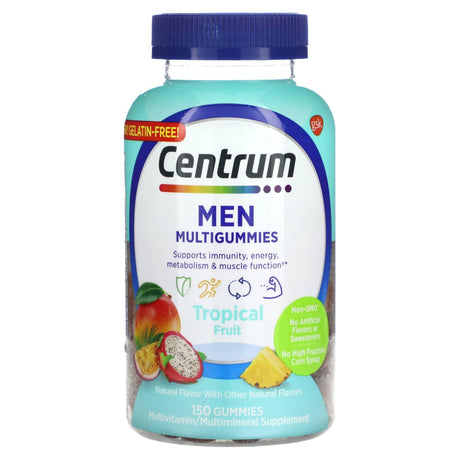 Centrum, Men Multigummies, Tropical Fruit, 150 Gummies - Supply Center USA