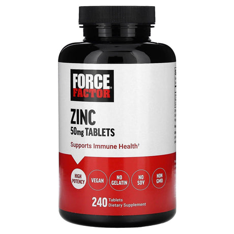 Force Factor, Zinc, 50 mg, 240 Tablets - Supply Center USA