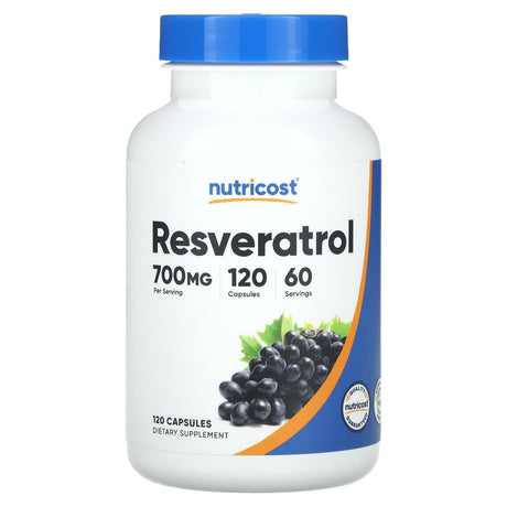 Nutricost, Resveratrol, 350 mg , 120 Capsules - Supply Center USA