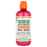 TheraBreath, Anticavity Oral Rinse, Sparkle Mint, 33.8 fl oz (1 l) - Supply Center USA