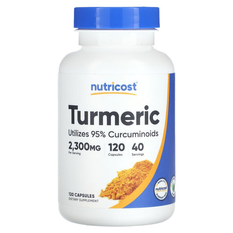 Nutricost, Turmeric , 766 mg, 120 Capsules - Supply Center USA