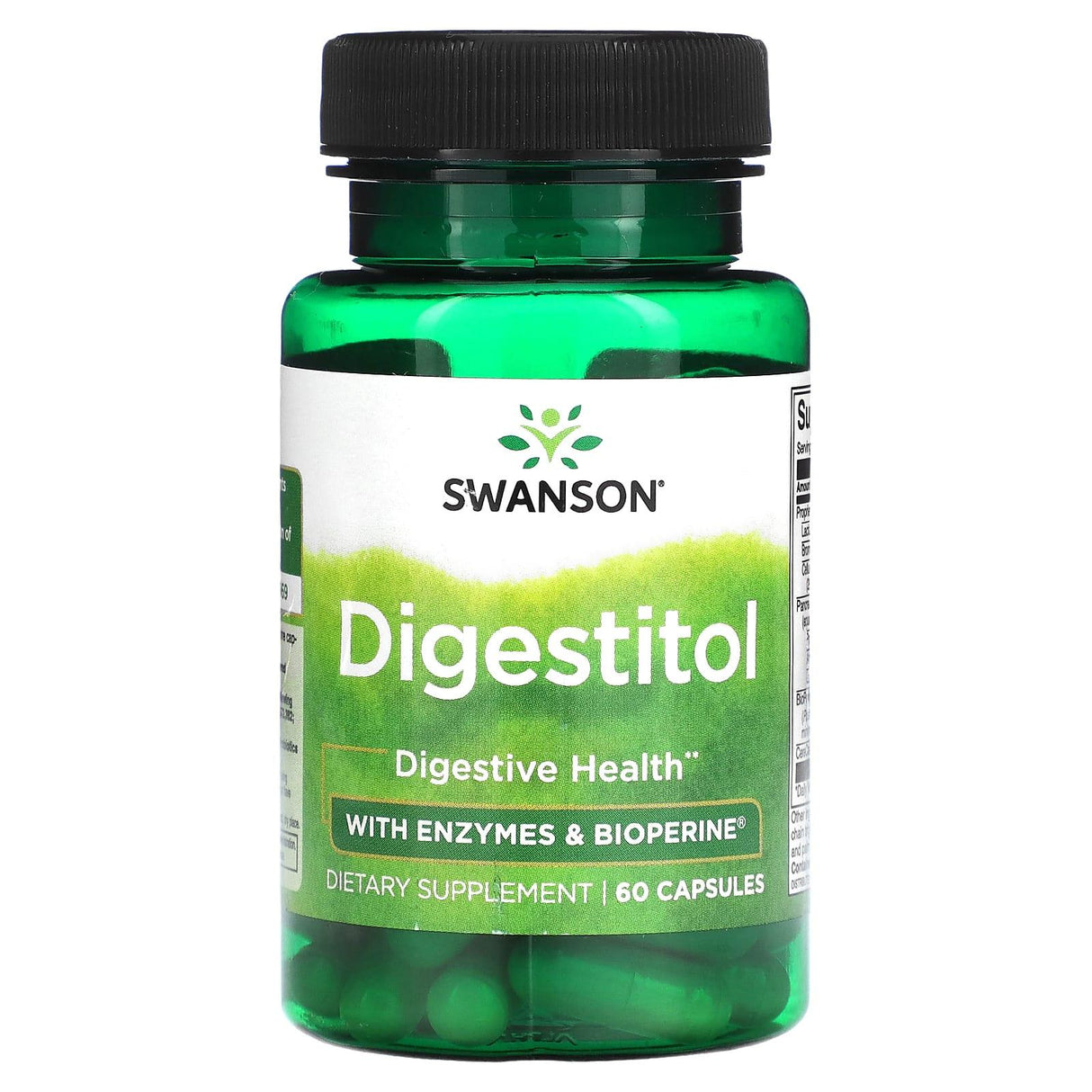 Swanson, Digestitol with Enzymes & Bioperine, 60 Capsules - Supply Center USA