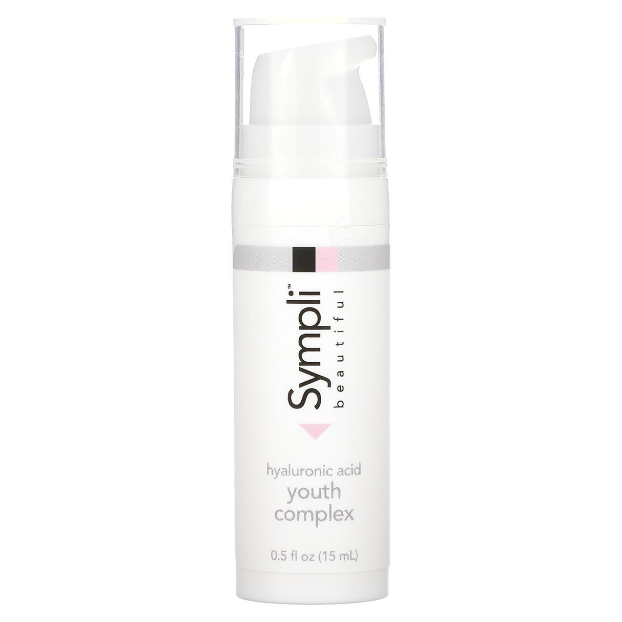 Sympli Beautiful, Hyaluronic Acid Youth Complex, Trial Size, 0.5 fl oz (15 ml) - Supply Center USA