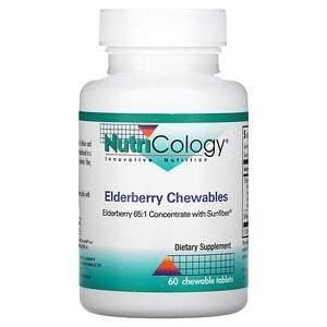 Nutricology, Elderberry Chewables, 60 Chewable Tablets - Supply Center USA