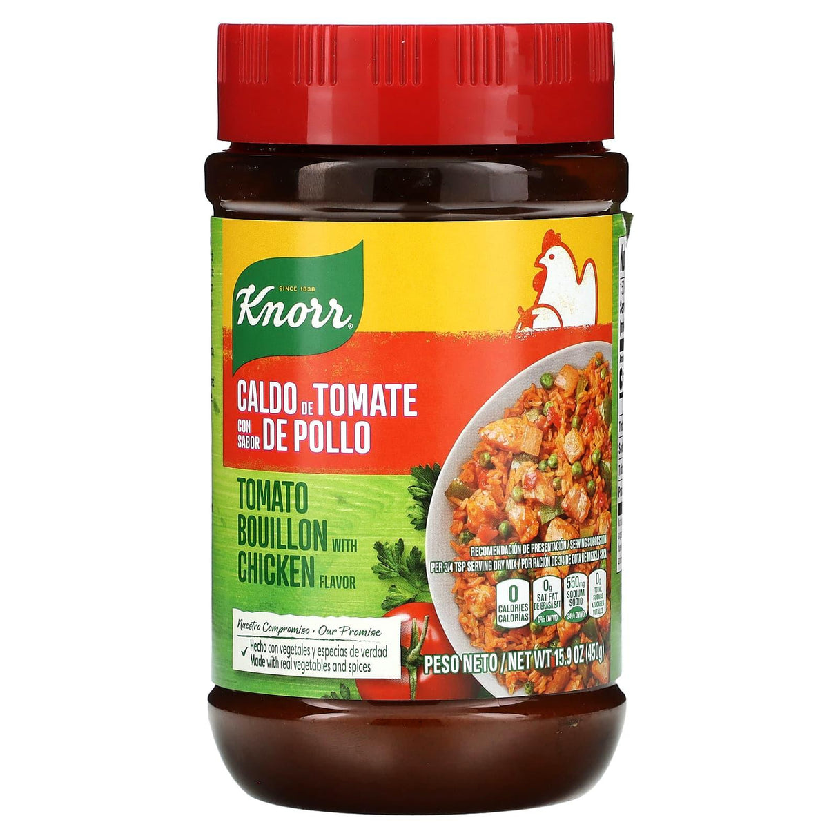 Knorr, Tomato Bouillon with Chicken Flavor, 15.9 oz (450 g) - Supply Center USA