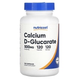 Nutricost, Calcium D-Glucarate, 500 mg, 120 Capsules - Supply Center USA