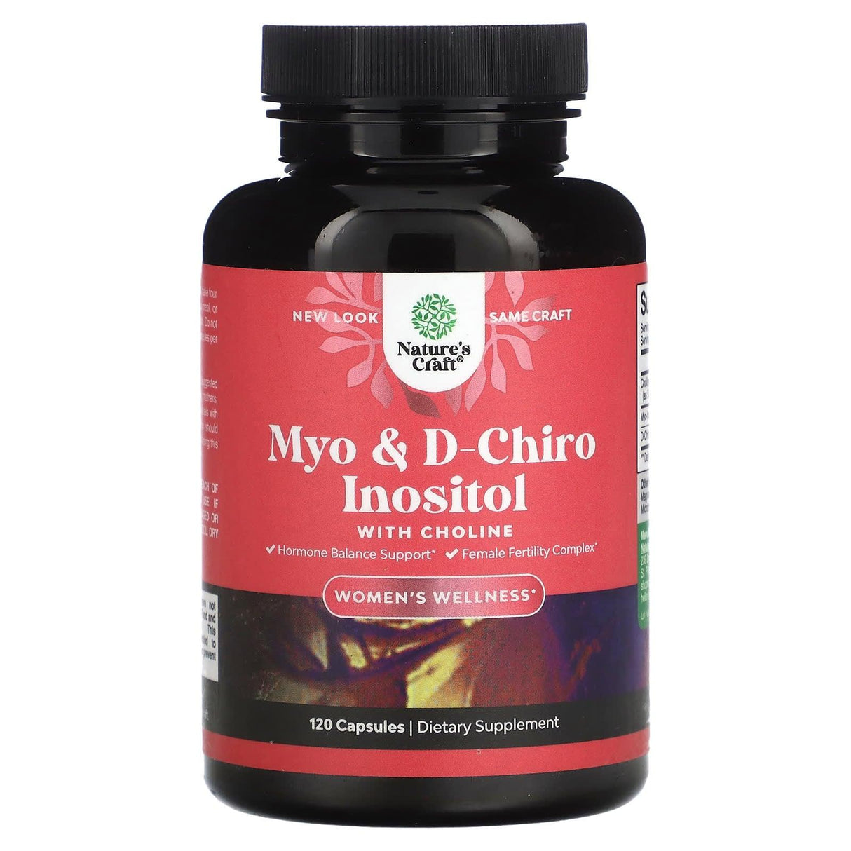 Nature's Craft, Myo & D-Chiro Inositol with Choline, 120 Capsules - Supply Center USA